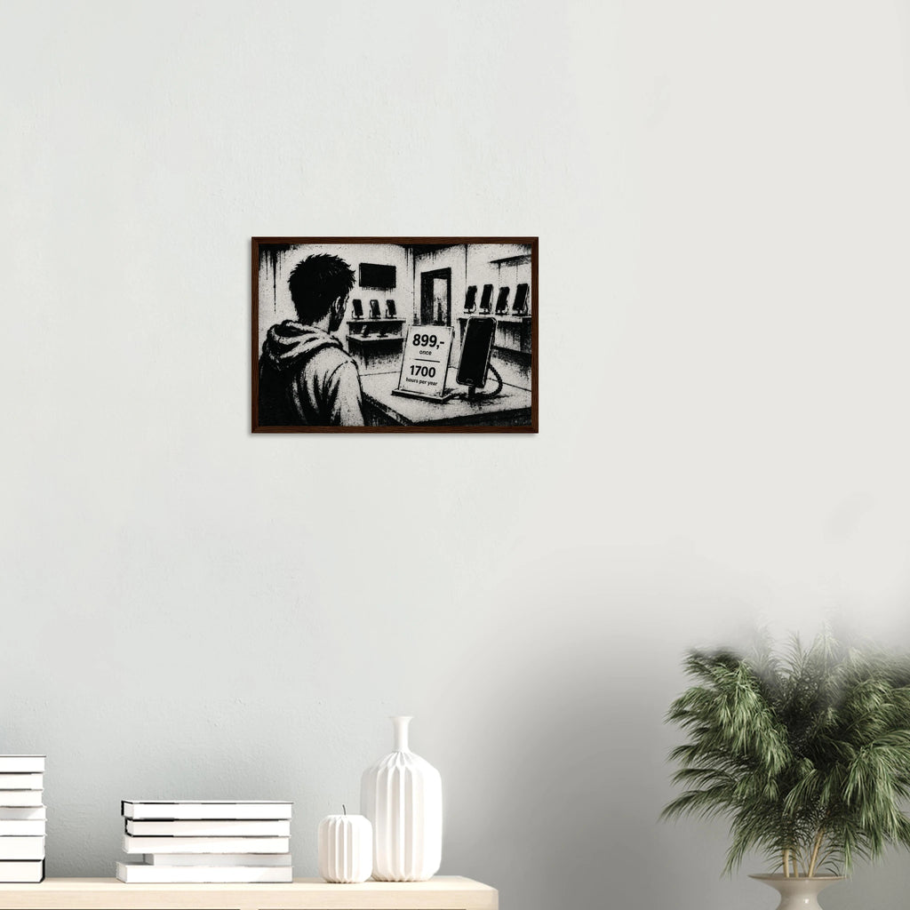 De verborgen prijs – motiverende graffiti poster met lijst – afbeelding 10