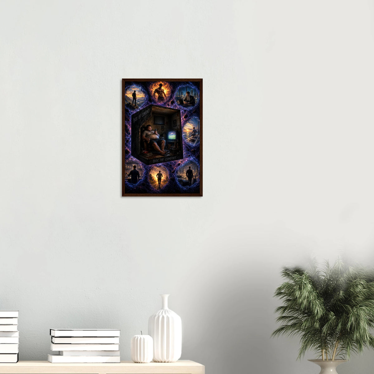 The Box of Comfort – surrealistische poster met lijst – afbeelding 10