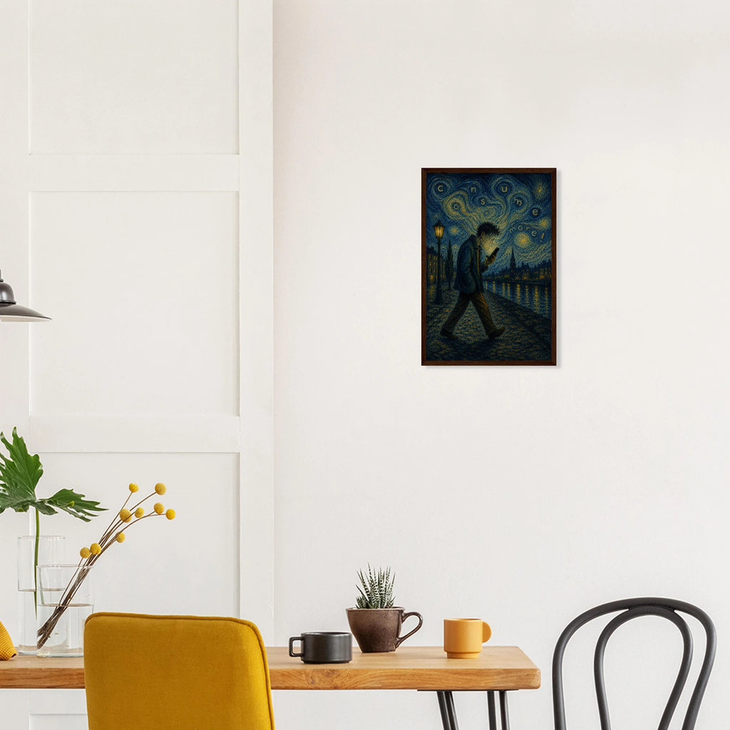 The Starry Consumer – sterrennacht poster met lijst – afbeelding 10