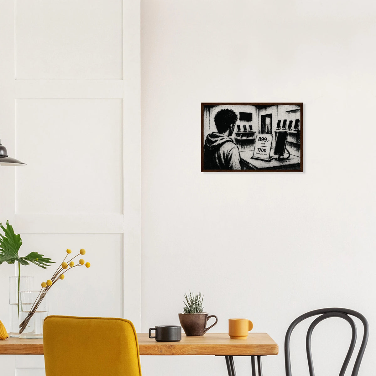 De verborgen prijs – motiverende graffiti poster met lijst – afbeelding 9